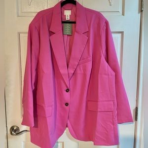 H&M Pink Blazer NWT